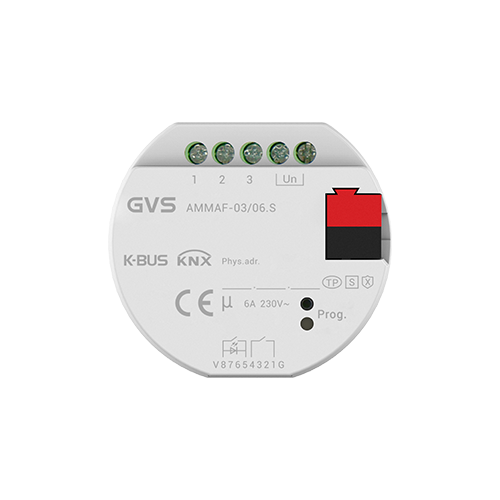 KNX安全3路嵌入式多功能执行器