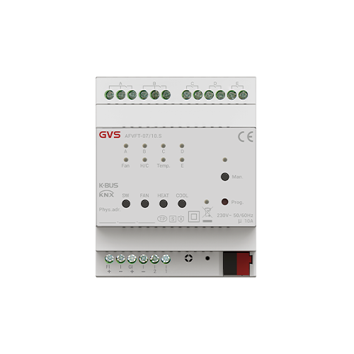 KNX 安全 0-10V 风机盘管执行器